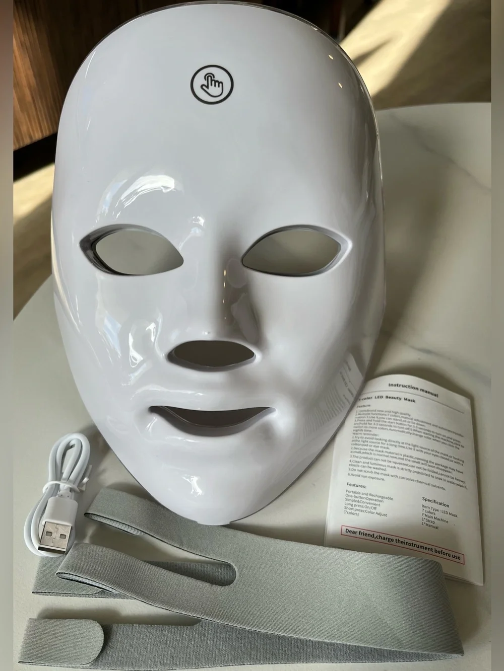 Beauty Mask LED Light Therapy Facial NWOT 10% $35